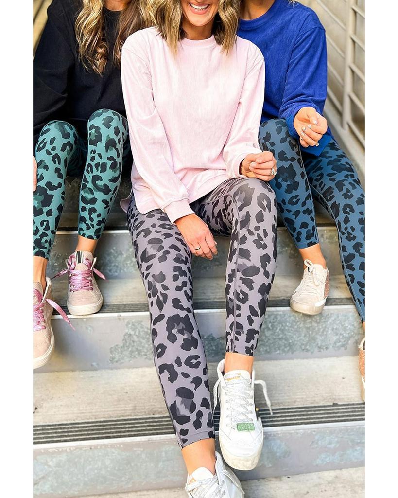 Azura Exchange Leopard Print Active Leggings