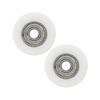 30mm Diameter Elite Greenhouse Door Wheels Replacement Kit