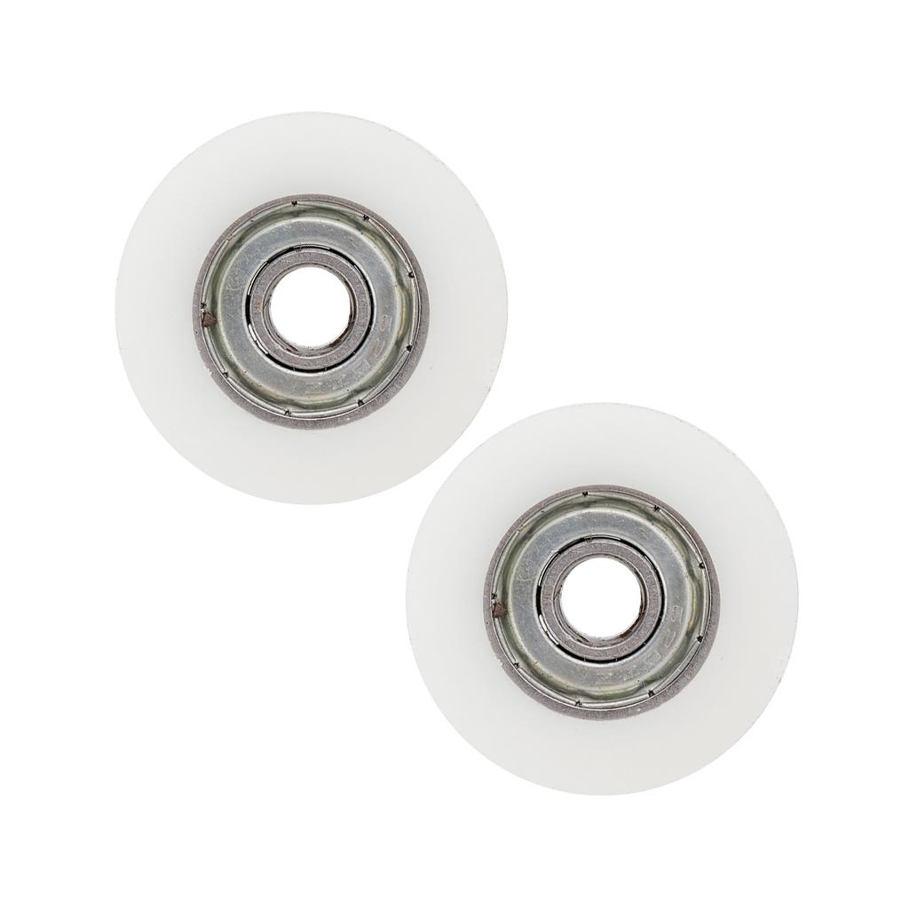 30mm Diameter Elite Greenhouse Door Wheels Replacement Kit
