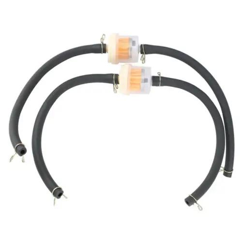 2Pcs Universal Motorcycle Inline Fuel Filter Kit Motorbike ATV Inline Fuel Filter Motorcycle Fuel Supply System Snap Replacement