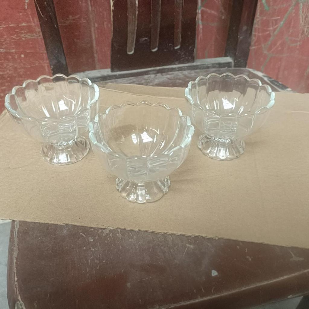 Transparent Petal Glass Cup for Ice Cream, Dessert, Milk Tea, Yogurt, and Candles
