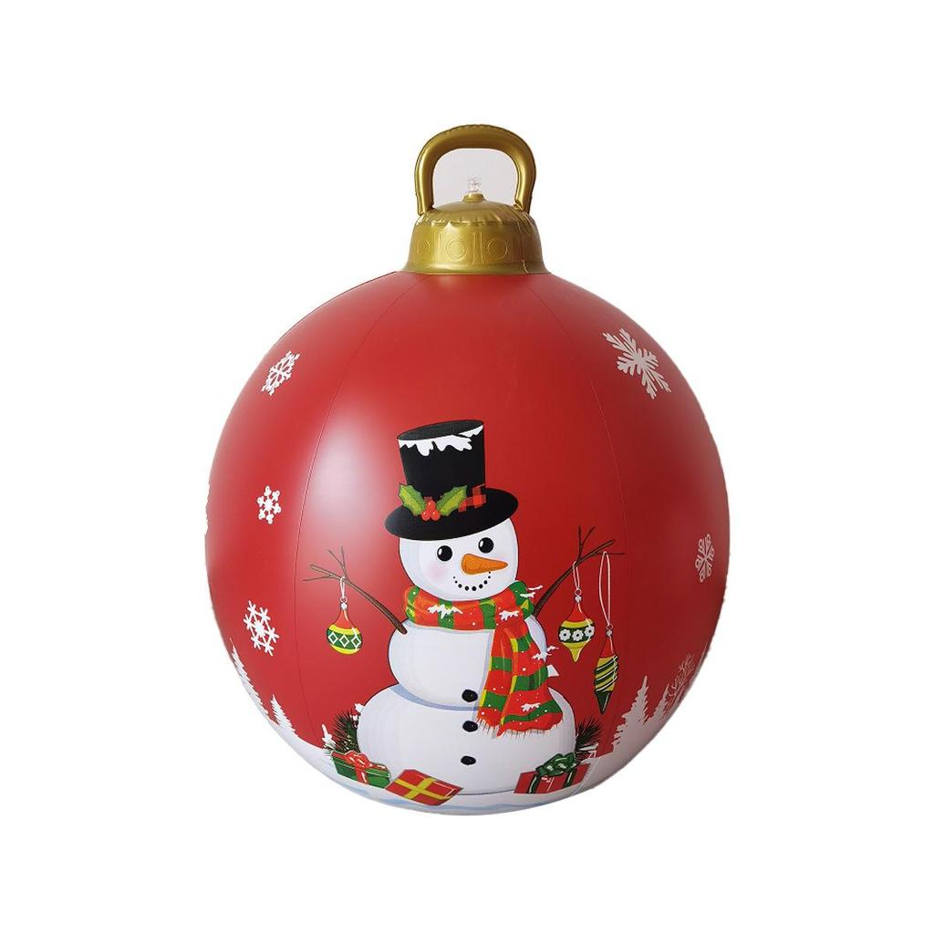 Eco-friendly PVC Inflatable Christmas Ball for Indoor & Outdoor Festive Decoration