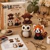 3D Dier Kralen Knutsel Tiny Kralen Doe-het-zelf Kit, Kralen Kit met Instructies, Handgemaakt Creatief Kunstproject Schattige Set voor Volwassenen Beginners Tieners,