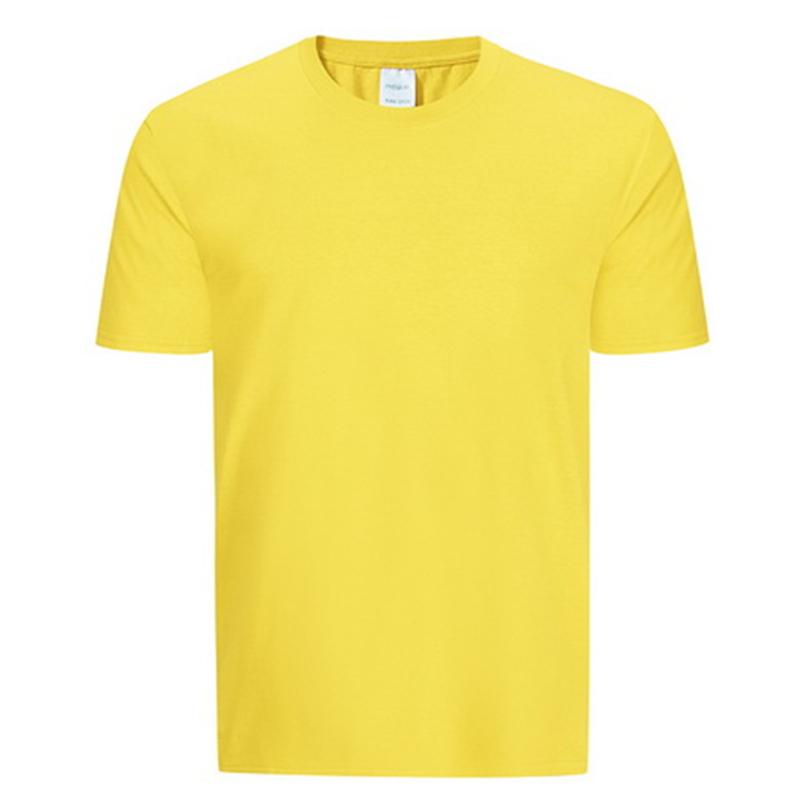 2023 Solid Cotton T-shirt Men's Fitness O-Neck Men's XS-2XL European Size T Shirt