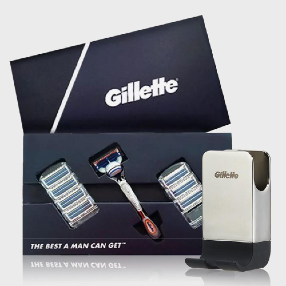 Gillette Skintech Manual Shaver + 7 Shaver Blades + Free Will Hanger SKINTECH SHAVER+DALE7+ GIFT [G086] [S329]