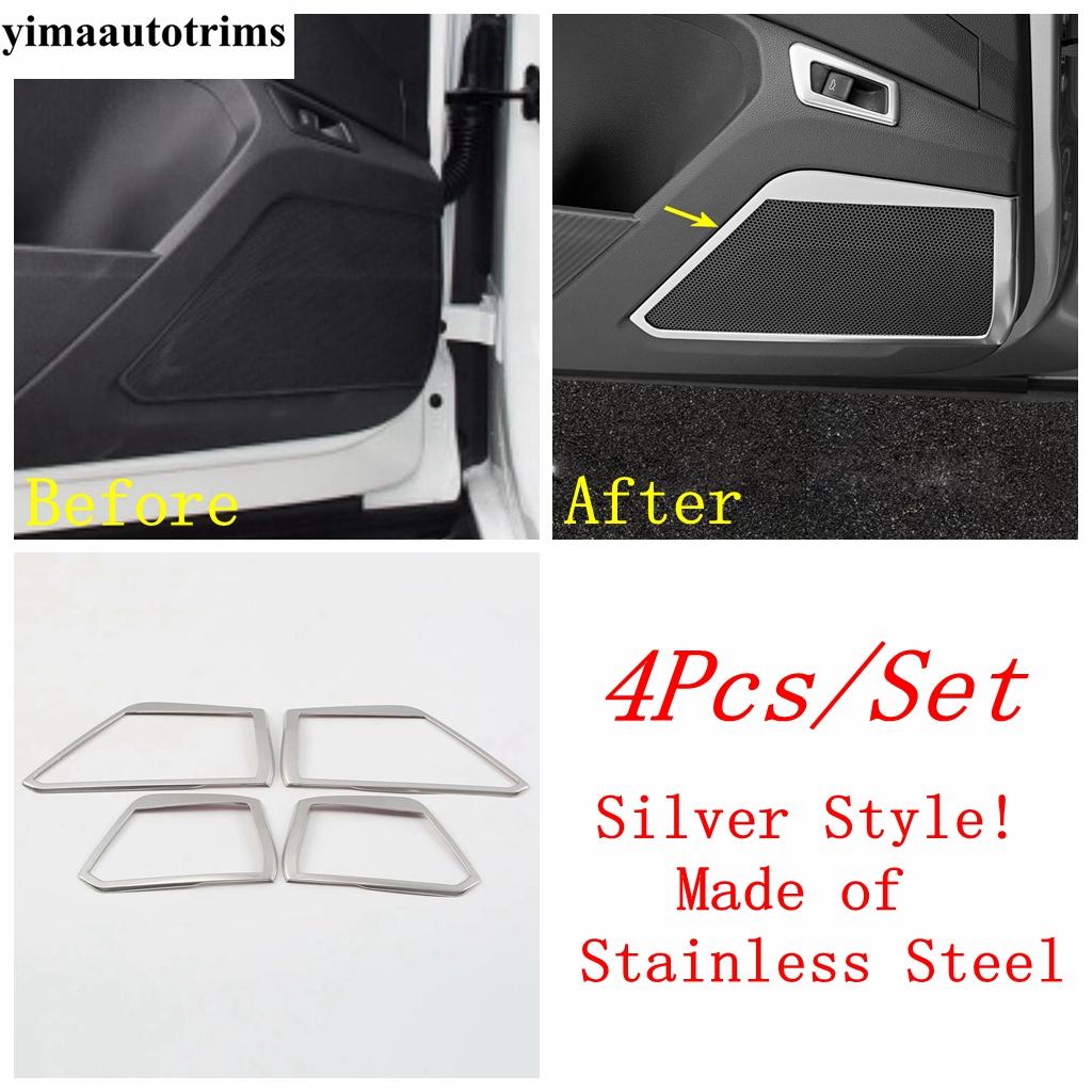 Car Interior Water Cup / Door Speaker / Window Lift / Glove Box Cover Trim Accessories For Volkswagen T-Roc T Roc 2018 - 2025