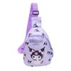 Hello Kitty Kids Crossbody Bag Lightweight Nylon Chest Pack For Daily Essentials Unisex Design