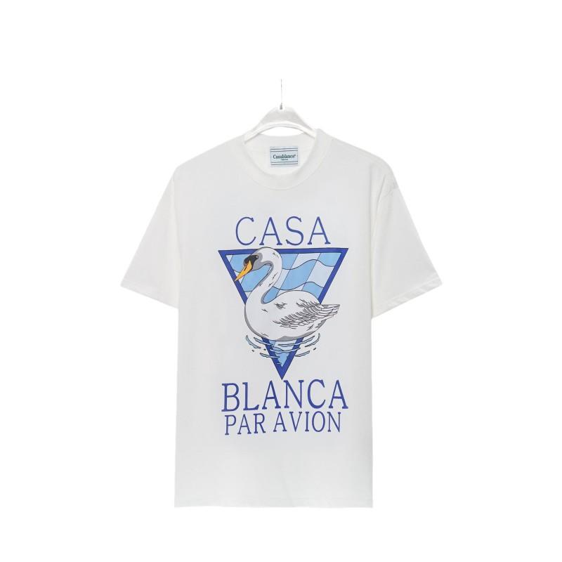Casablanca Graphic T-Shirt Teen Boys Short Sleeve Loose Fit 2025