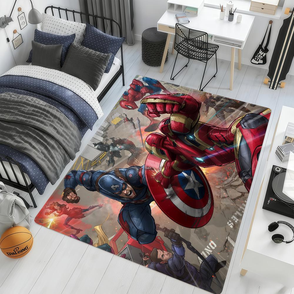 movie cool C-Captain A-America ML hogar Bedside Rug Kitchen Bath Floor Mat Hallway Balcony Carpet Entrance Doormat Decor Home
