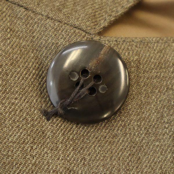 417EDIFICE ZOZO collaboration Stainless collar coat MS Brown Men's Used