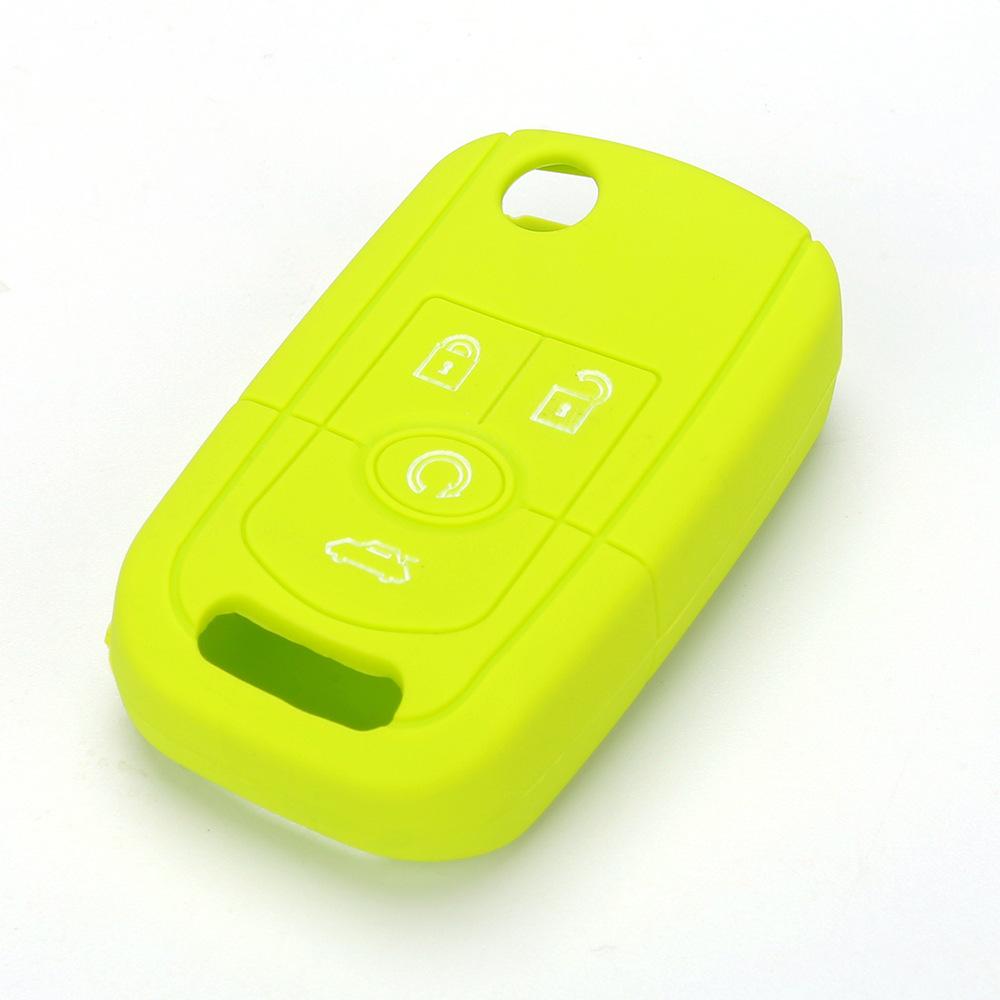 For Buick Excelle Folding 4-button Silicone Key Cover Key Bag Button Oil-filled Car Remote Control Shell Protective Cover