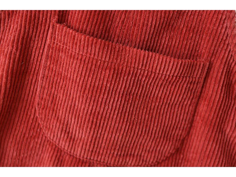 Cross2026 Kids' Corduroy Overalls - Korean Style for 0-3 Years, Versatile Spring/Autumn Wear