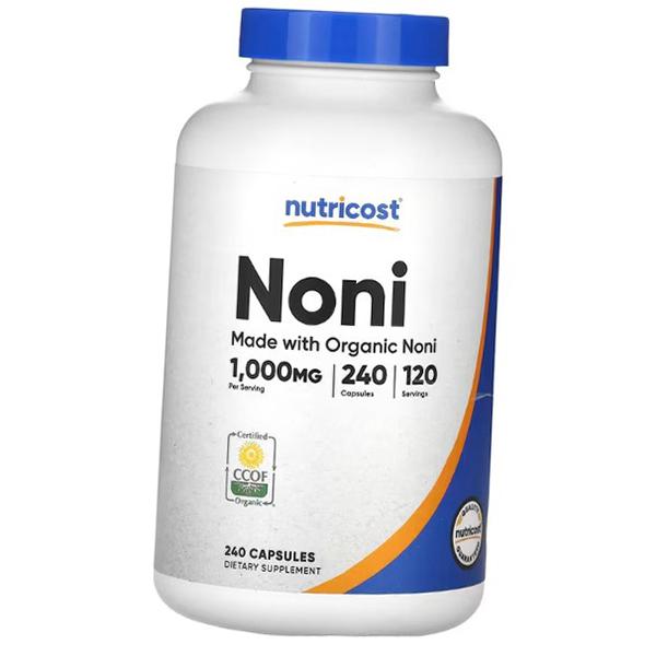

Органический Нони, Noni 1000, Nutricost 240капс (71647064) 240caps