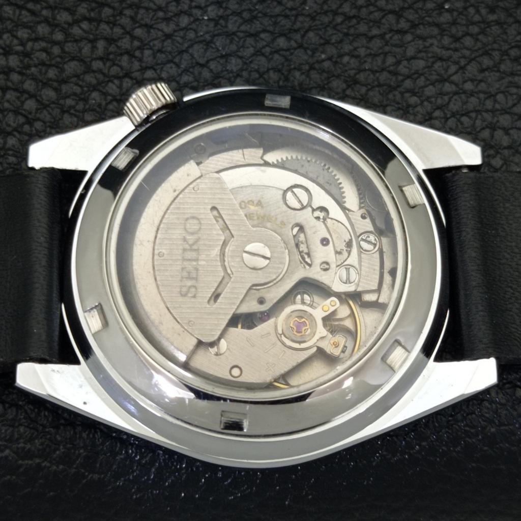 JAPAN VINTAGE SEIKO 5 AUTOMATIC REFURBISHED MENS BLACK DIAL WATCH A440542-9 Sk-a440542-1
