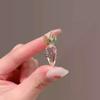 Pink Crystal Carrot Brooches Pins For Women Crystal Love Enamel Badge Wedding Party Jewelry Design Accessories