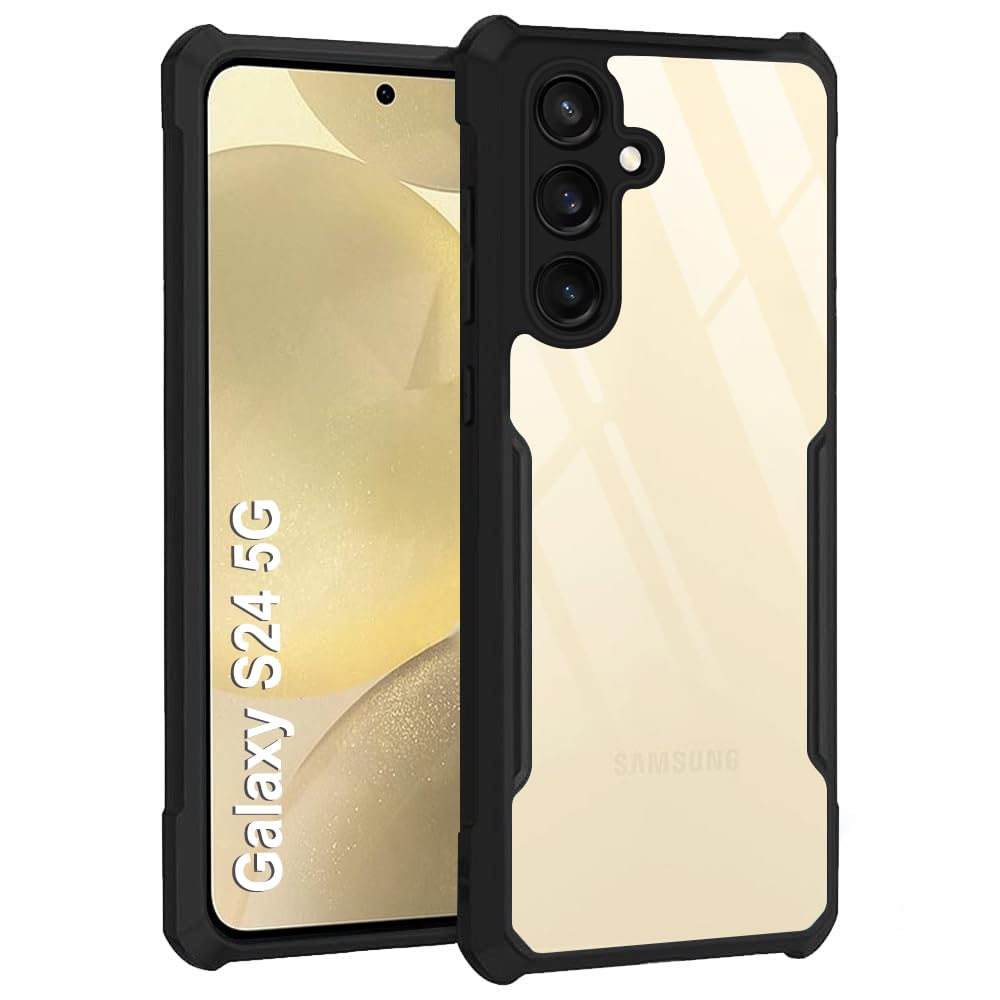 

Для Samsung Galaxy S24 Plus S 24+ S24Ultra чехол Мягкий силиконовый край Жесткая задняя крышка Противоударный чехол для телефона против падения