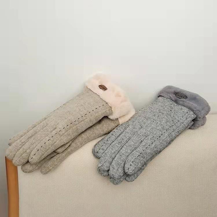 Cashmere Womens Touch Screen Gloves For Winter Warmth With Windproof Protection For Commuting