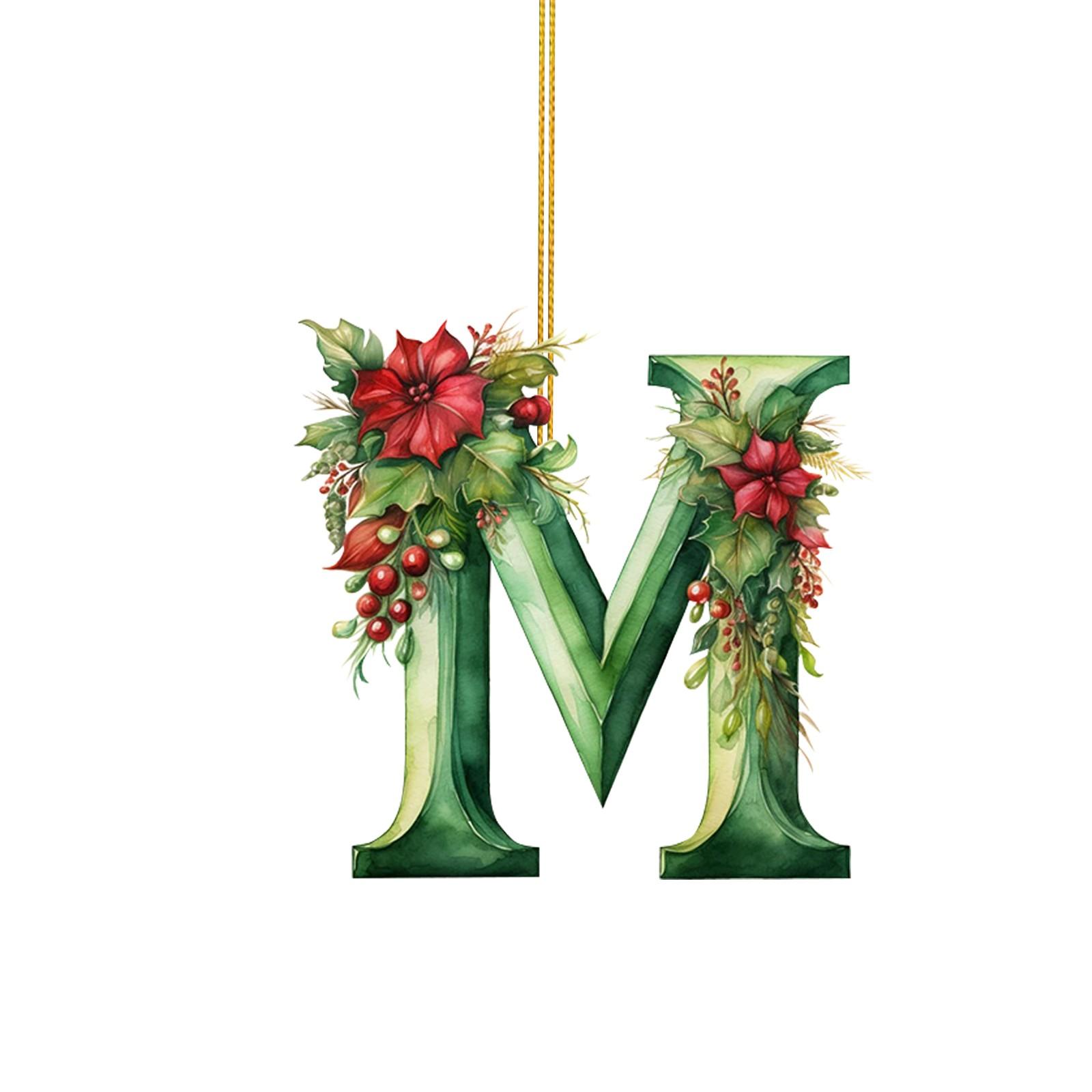 

26 букв,Рождество,Украшения,Акрил,1 One Size