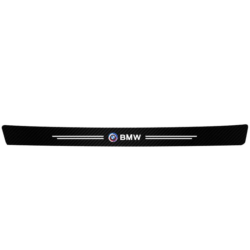 BMW Car Door Sill Scuff Plate Decor Carbon Fiber Stickers For BMW M E46 E90 E60 F30 F10 E39 E36 F20 G30 G20 E87 E92 E91 E30 F11 xn8