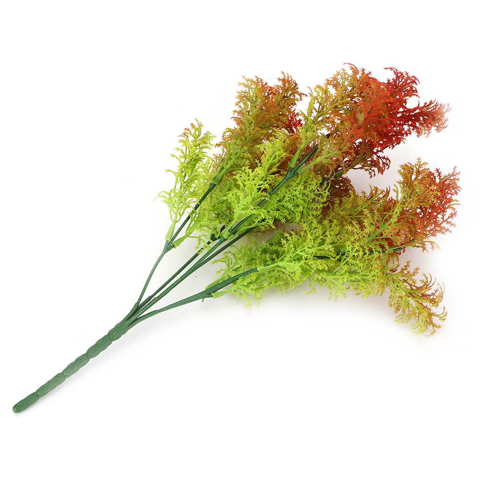 

Искусственные листья Пластиковые водоросли Имитация растений Домашний Декор для сада(Оранжевые водоросли)