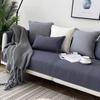 Nordic Simple Modern Solid Color Fabric Craft Four Seasons Universal Non-Slip Sofa Cushion Cushion Autumn and Winter