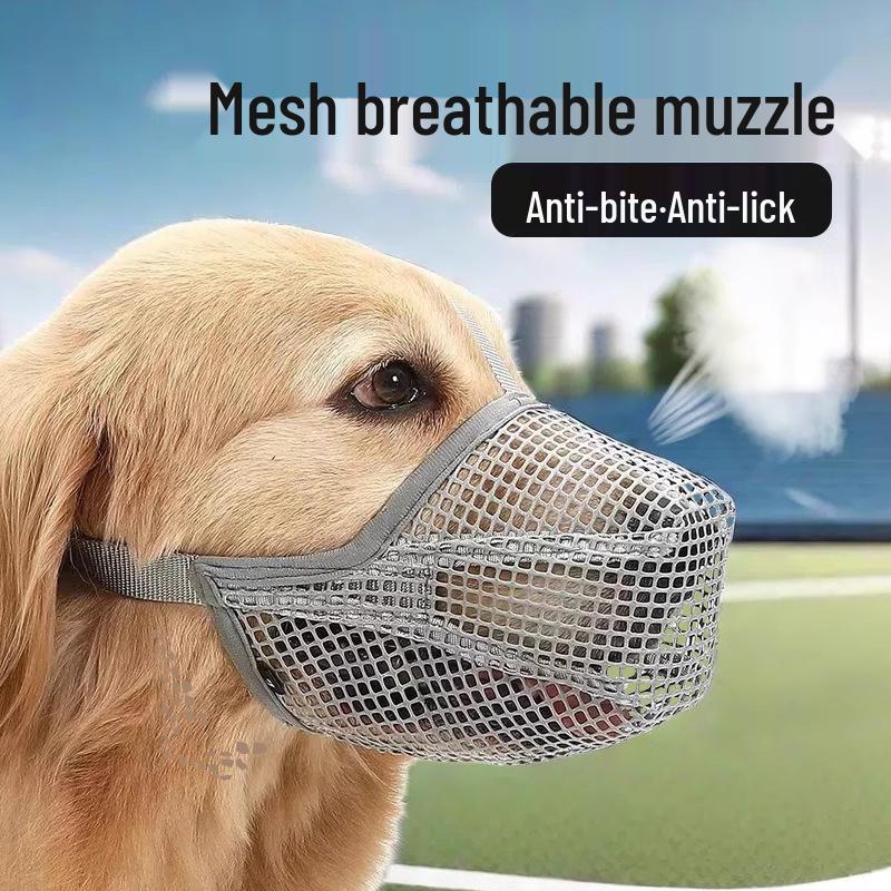 Dog Muzzle for Anti-Eating, Anti-Biting, and Barking - Suitable for Border Collie, Golden Retriever, Labrador (Large Size).