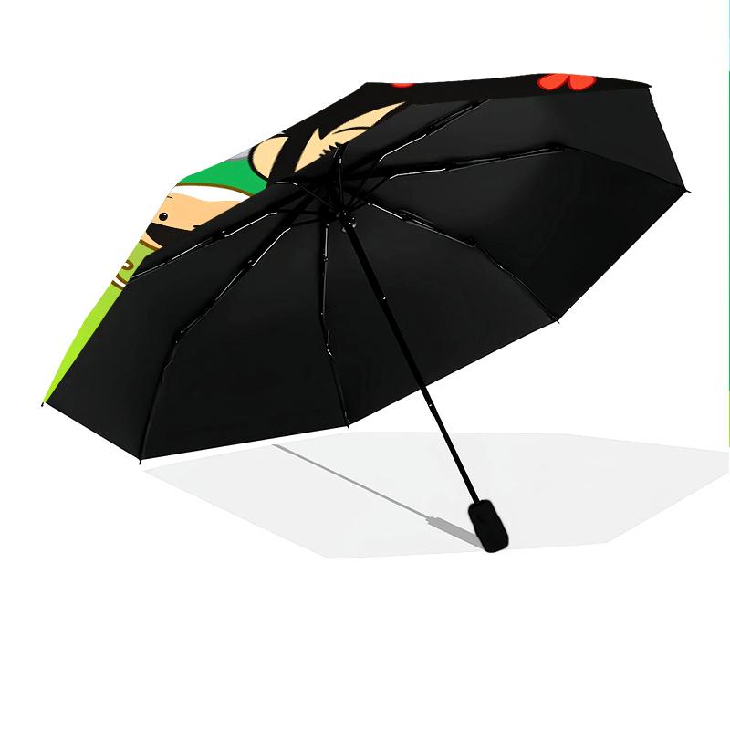 Kylan pattern, automatic folding umbrella, portable and foldable design, 8 ribs, a Christmas or birthday gift.