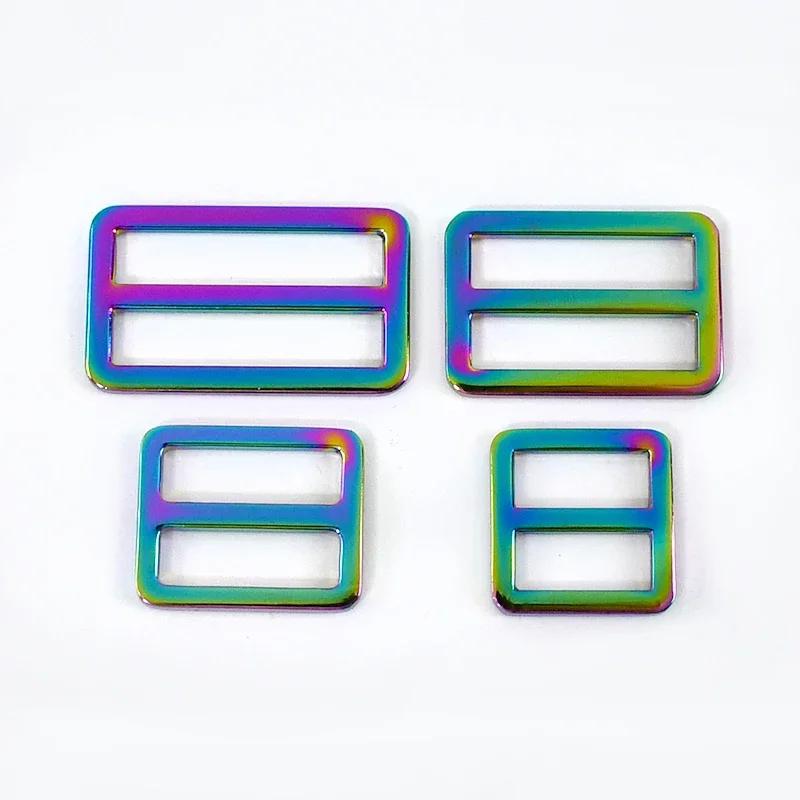 Meetee 20 stuks 20-50mm 16 kleuren metalen gesp webbing verstelgespen tasriem schuifring sluiting DIY leer hardware accessoires