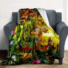 Tiger Jungle Flannel Blanket Throw Blanket Soft Warm Sofa Bed Camping Car Home Decor Unique Christmas Gift C9302248