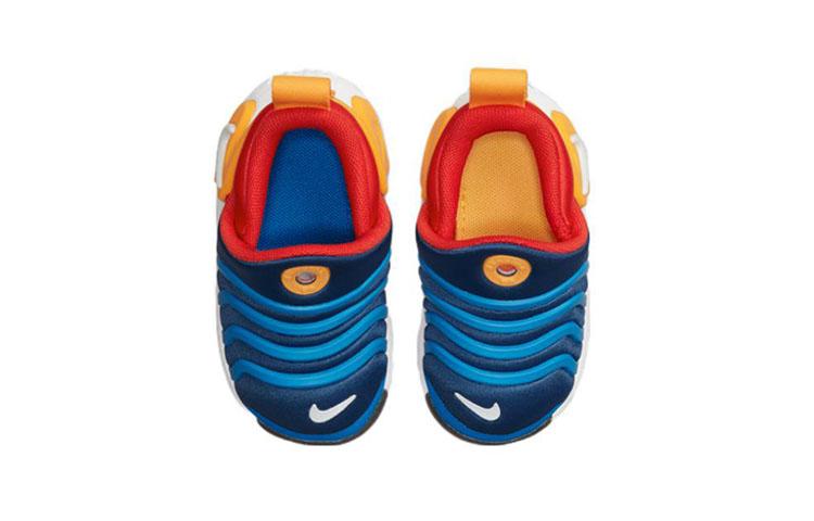 Nike Dynamo GO Flyease Caterpillar Abrasion Resistant Breathable Low top Sports Casual Shoes Blue Infant And Toddler DH3438-402