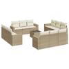 VidaXL Salon de Jardin avec Coussins 13 pcs, Canapés avec Pieds Réglables, Ensemble de Meubles d'Extérieur Patio Terrasse, 3251115