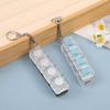 Creative Press Mechanical Keyboard With Lamp Decompression Artifact Personalized Keychain Vent Toy Transparent Schoolbag Buckle