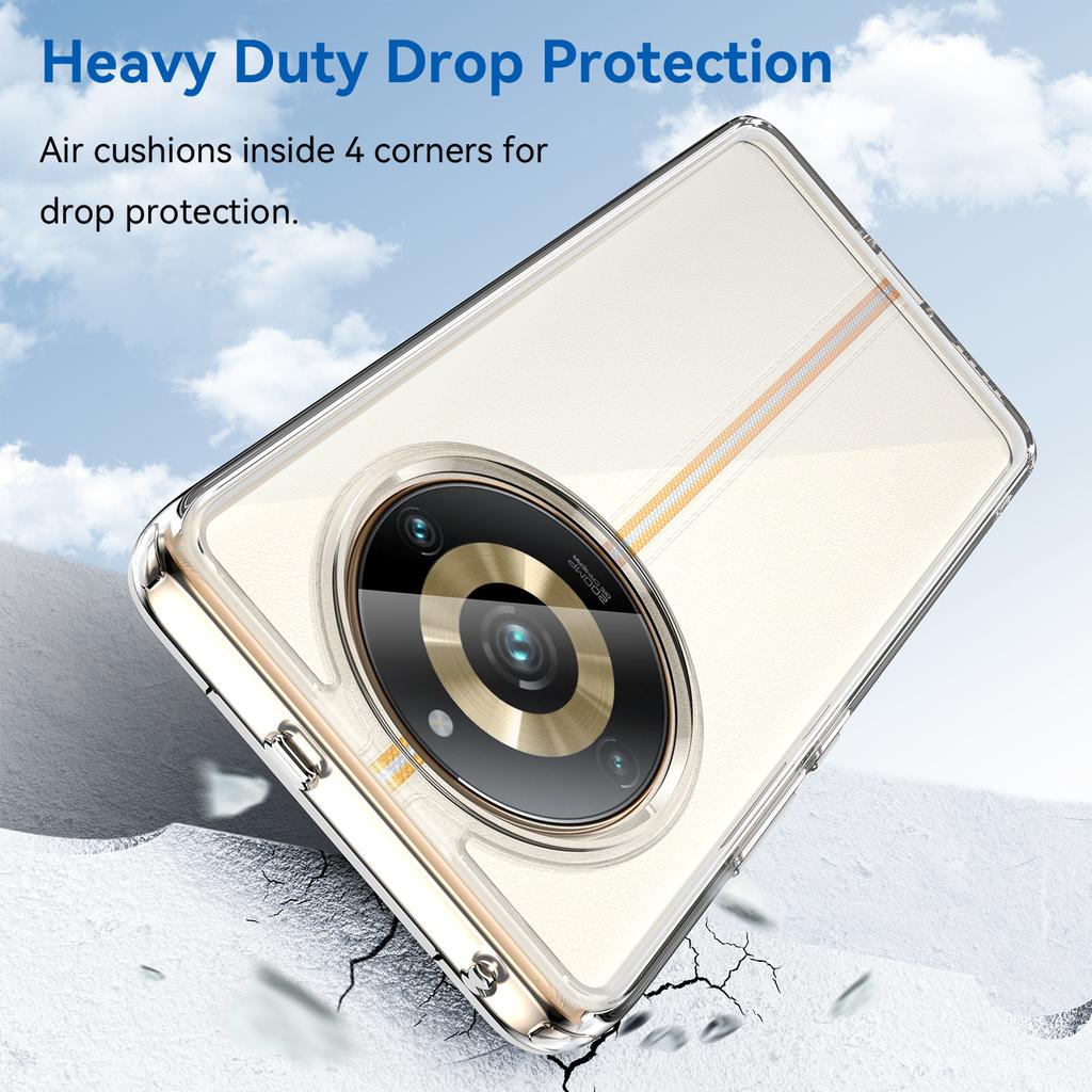 For Realme 11 Pro 5G/11 Pro+ 5G/Narzo 60 Pro 5G TPU+Acrylic Case Mobile Phone Back Protector Cover