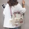 Tuition bag Harajuku messenger bag, college student class bag, backpack, large-capacity shoulder bag.