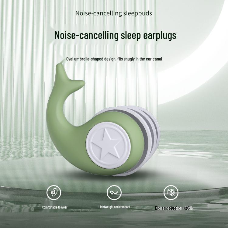 Soundproof Silicone Earplugs: Noise Reduction for Sleep, Waterproof, In-Ear Protection