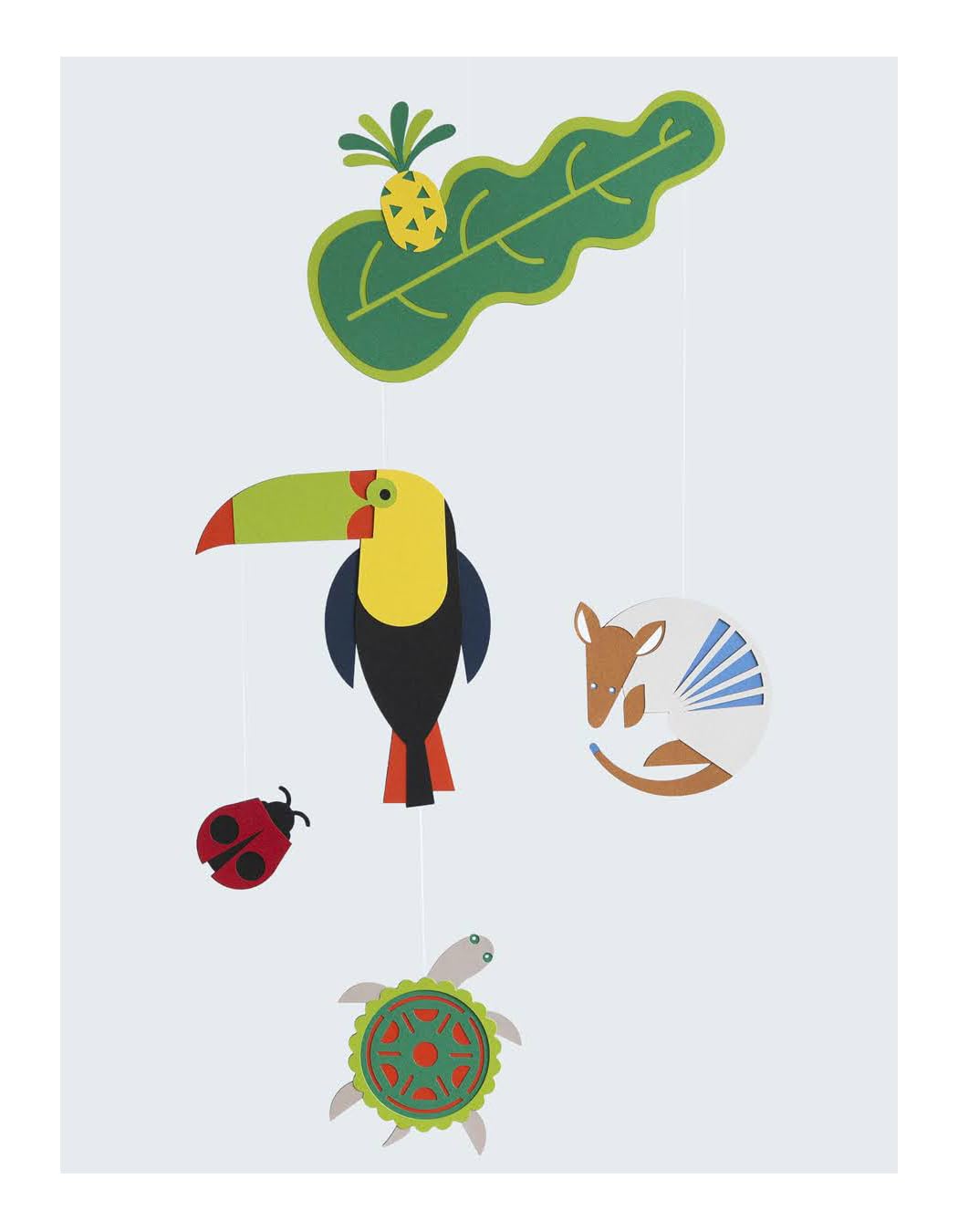 

Мобильная комната Ш25см х В50см мобильный бренд Jungle Forest Детская Сделано в Японии