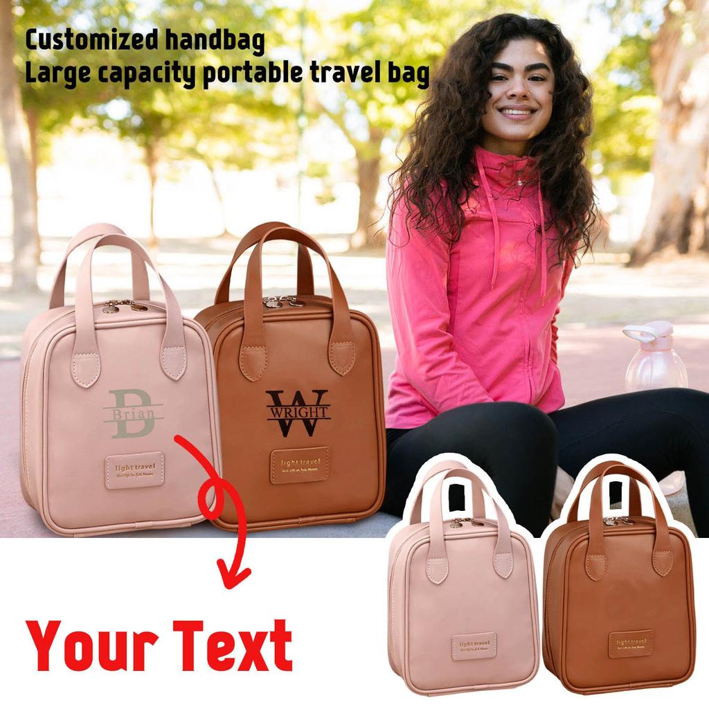 Customization -Personalized Toiletries Bag, Large Capacity Waterproof Storage Travel Bag