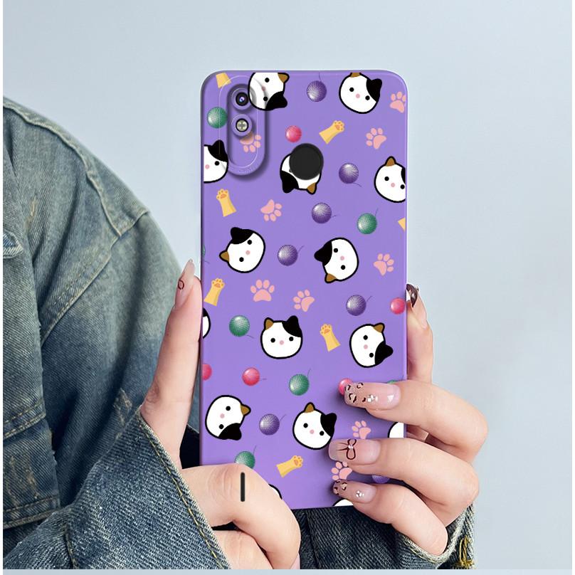 For Tecno Spark 4 Lite / Pop 3 Plus Phone Case Cover KC8S Soft Silicone Sweet Painted Cartoon Funda Lovely Printed Coque Casing
