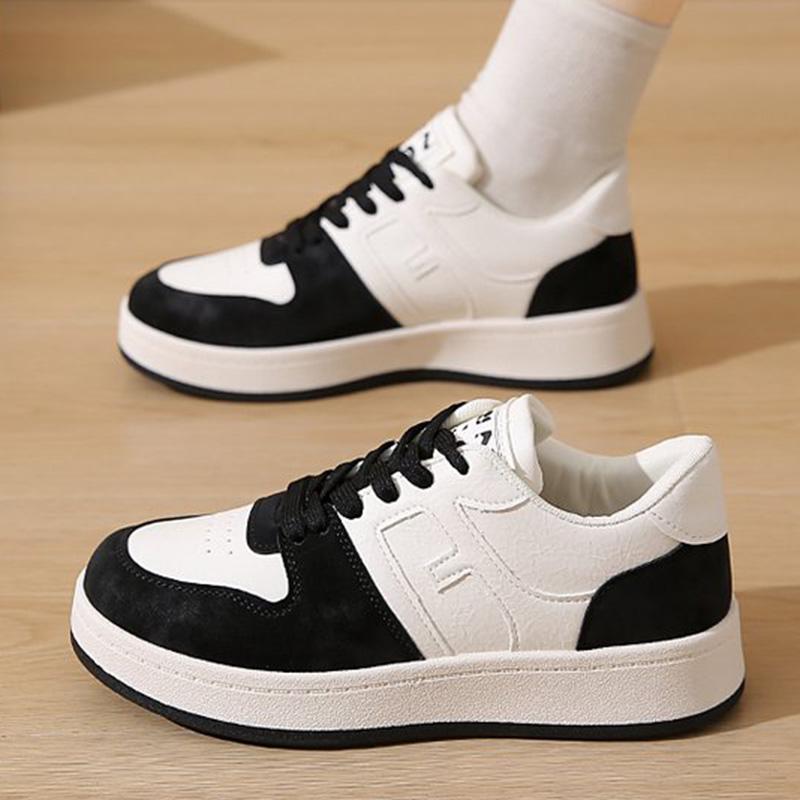 Fashion Fashion Mix Color Sports Shoes Women Autumn Winter 2025 Lace Up Breathable Sneakers Woman Low Top Soft Insole Flat Shoes Mujer