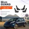 4 Pcs MudFlaps Splash Guards Fenders for Nissan Leaf ZEO MK1 2010~2017 2012 Front Rear Wheels Mud Flaps Car-styling Accessories