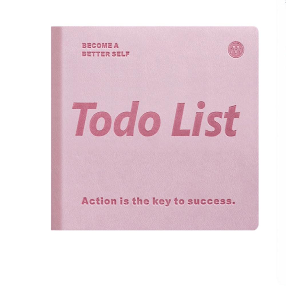 Double-Sided Writing Daily Planner 100 Sheets Time Management Planner  School Supplies розовый