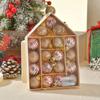 Colorful Christmas Ball House Set Ornaments Pinecone Christmas Ball Candy Pendant Xmas Tree Hanging Pendants New Year Gift 2025