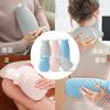Eco-Friendly Hot Water Bottle with Water Refill, Rapid Heating Silicone, Microwaveable, Warms, Relieves Fatigue, Ideal for Menstruation, and Keeps You