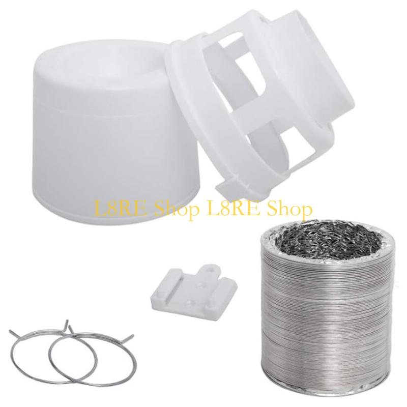 L8RE 3 in 1 Indoor Dryer Vent Set Lint Catcher Bucket Box Dryer Ventilation Replace