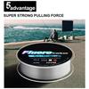 Fluorocarbon Fishing Line 100M Carbon Fiber Monofilament Leader Line 4.13LB-34.32LB Sinking Line for Carp Fishing