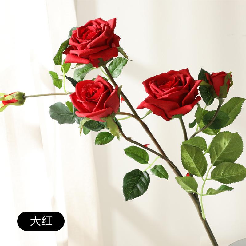 Simulation Moisturizing Feel Rose Living Room Home Decoration Flower