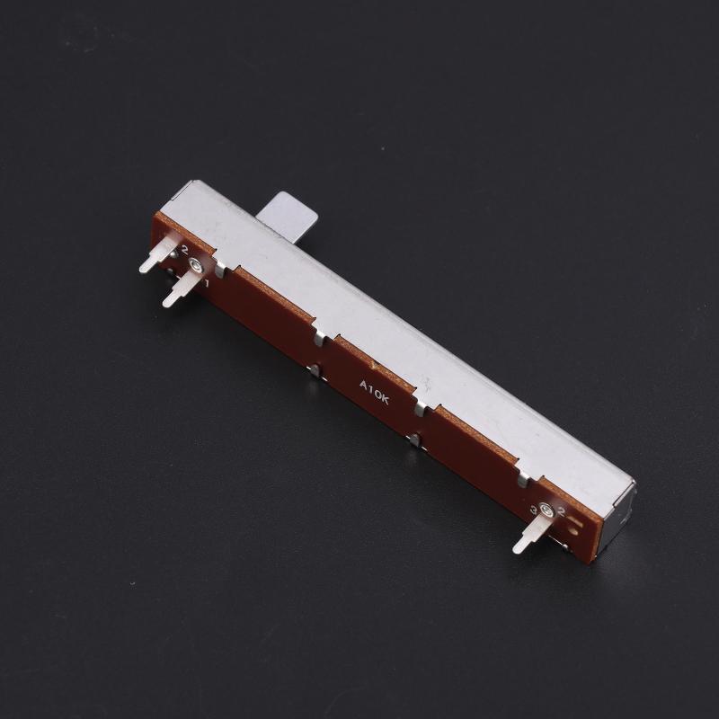 88Mm 3-Pin Single Potentiometer A10K B10K Straight Slide Potentiometer Mono Channel Mixer Fader Stroke 6Mm