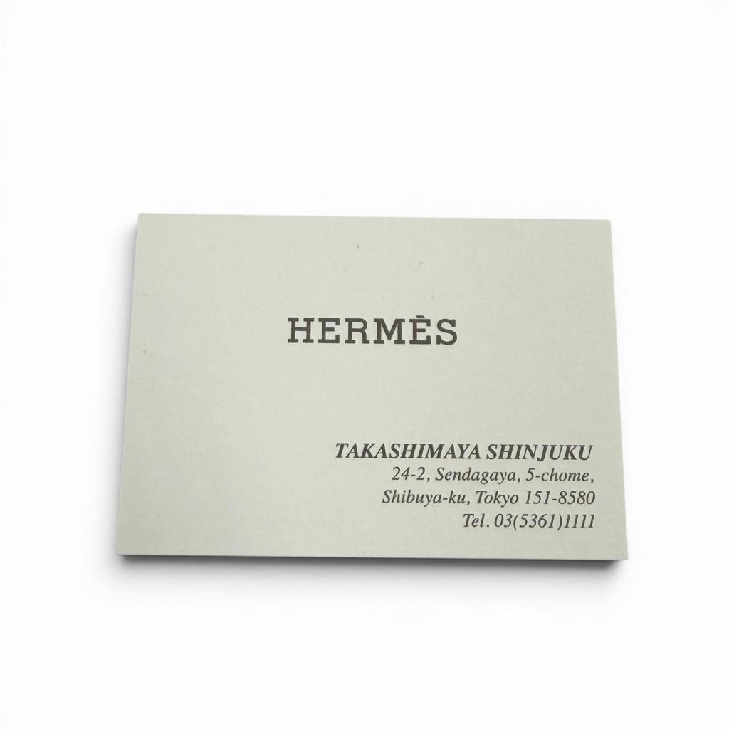 Excellent HERMES bracelet Croisier Double Tour black leather mens Used