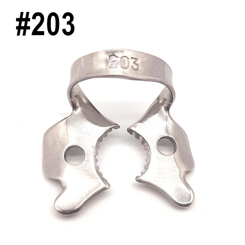 

1 шт. самые популярные резиновые зажимы для реставрации зубов с пилообразным резиновым барьерным зажимом, материал из нержавеющей стали 1 pc NO.203 saw