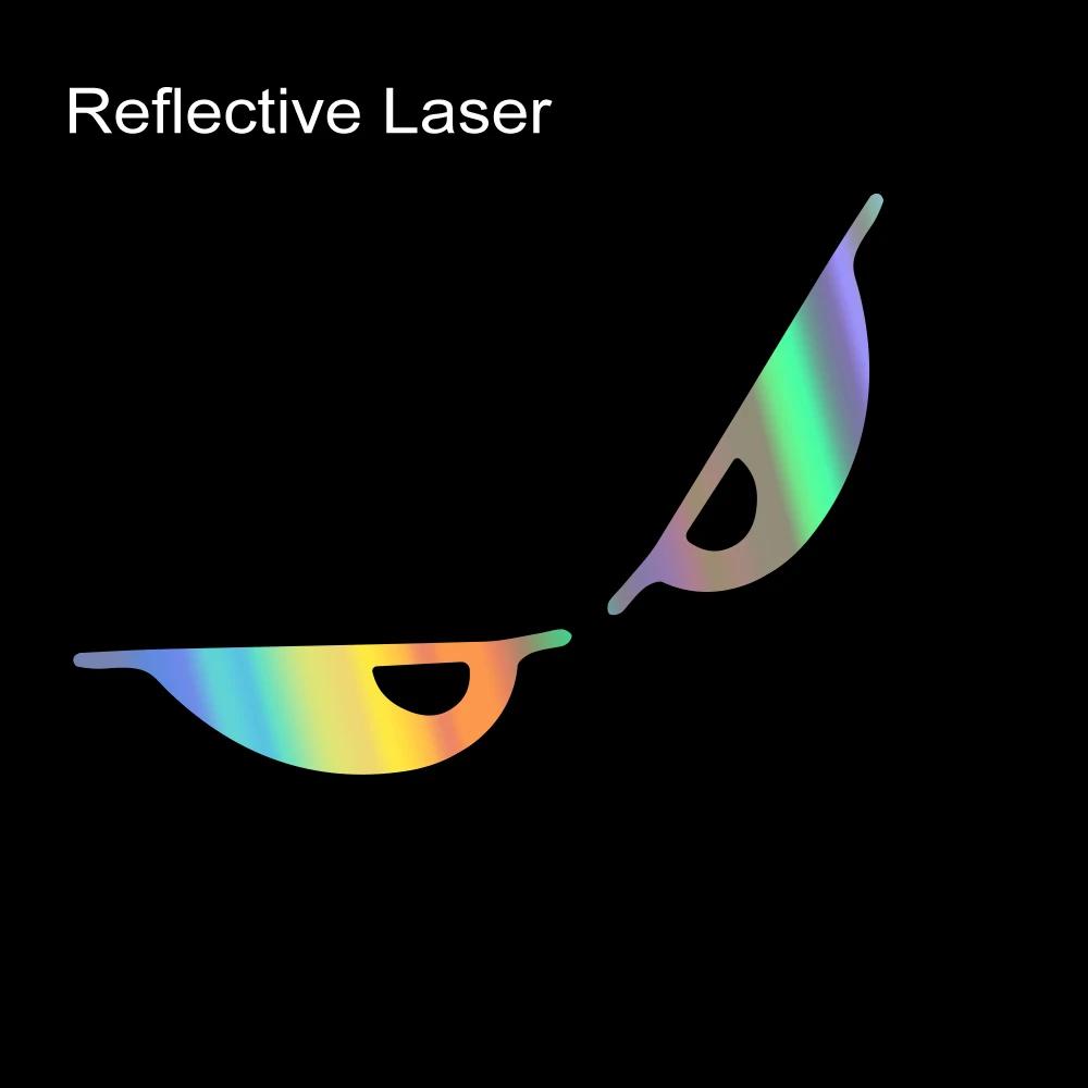Reflective Evil Eyes Stickers Car Window Body Motorcycle Helmet Vinyl Decals Personalized Truck Side Mirror Decor Accessories